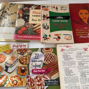 Vintage cookbooks & cook booklets